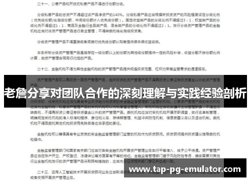 老詹分享对团队合作的深刻理解与实践经验剖析